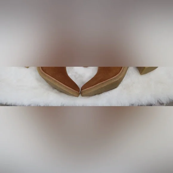 Lauren Ralph Lauren Marianna Womens Suede Chelsea Boots, 5.5B - Picture 2 of 8